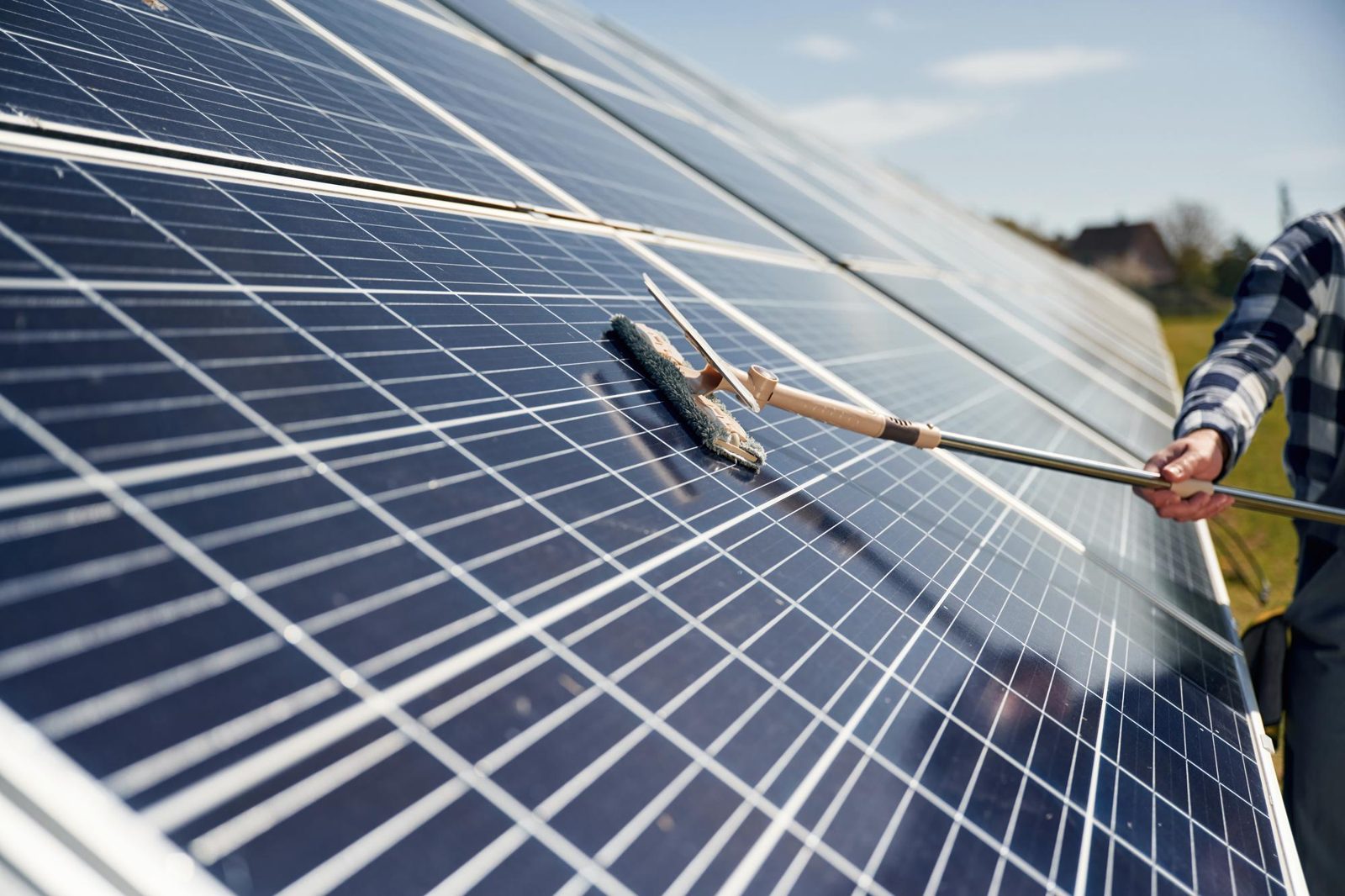 Pulizia impianti fotovoltaici agricoli Treviso